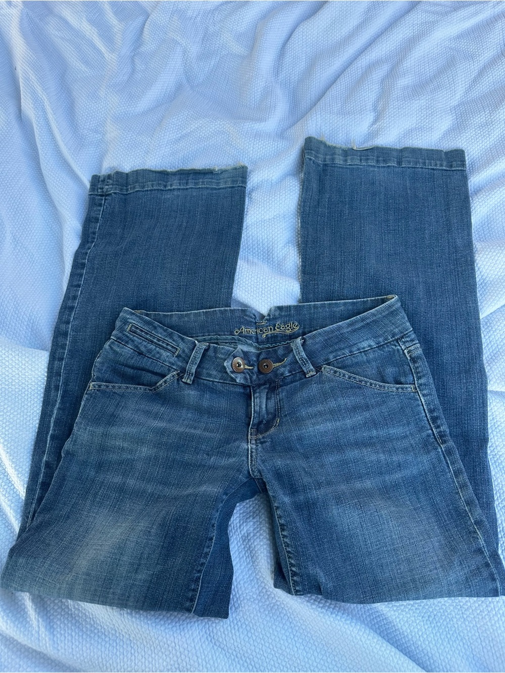 Vintage American Eagle Outfitters Blue Bootcut Women's Jeans